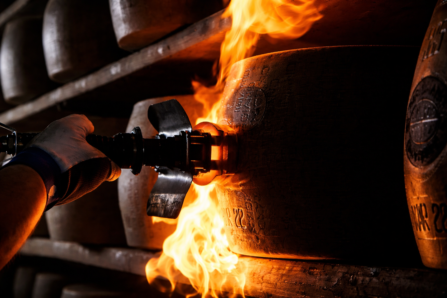 Proceso Parmigiano Reggiano